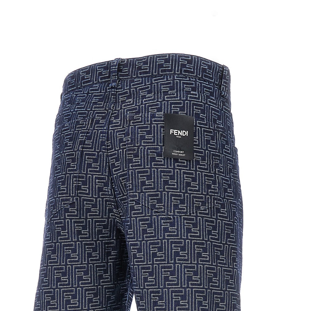 Bermuda in denim jacquard FF