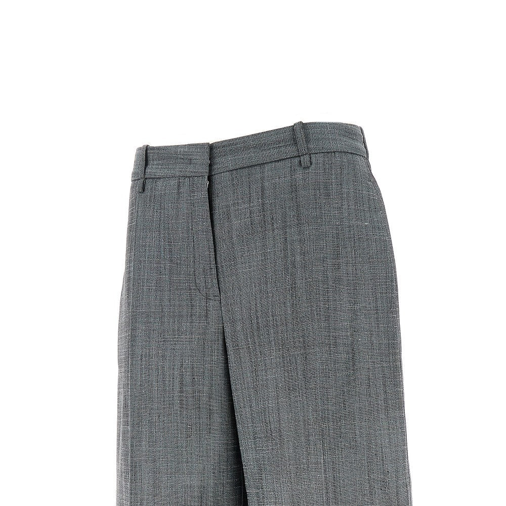 Flame wool-blend shorts