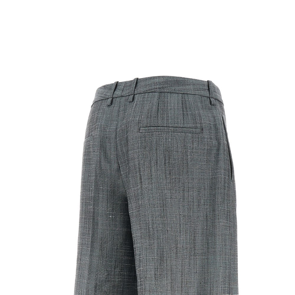Flame wool-blend shorts