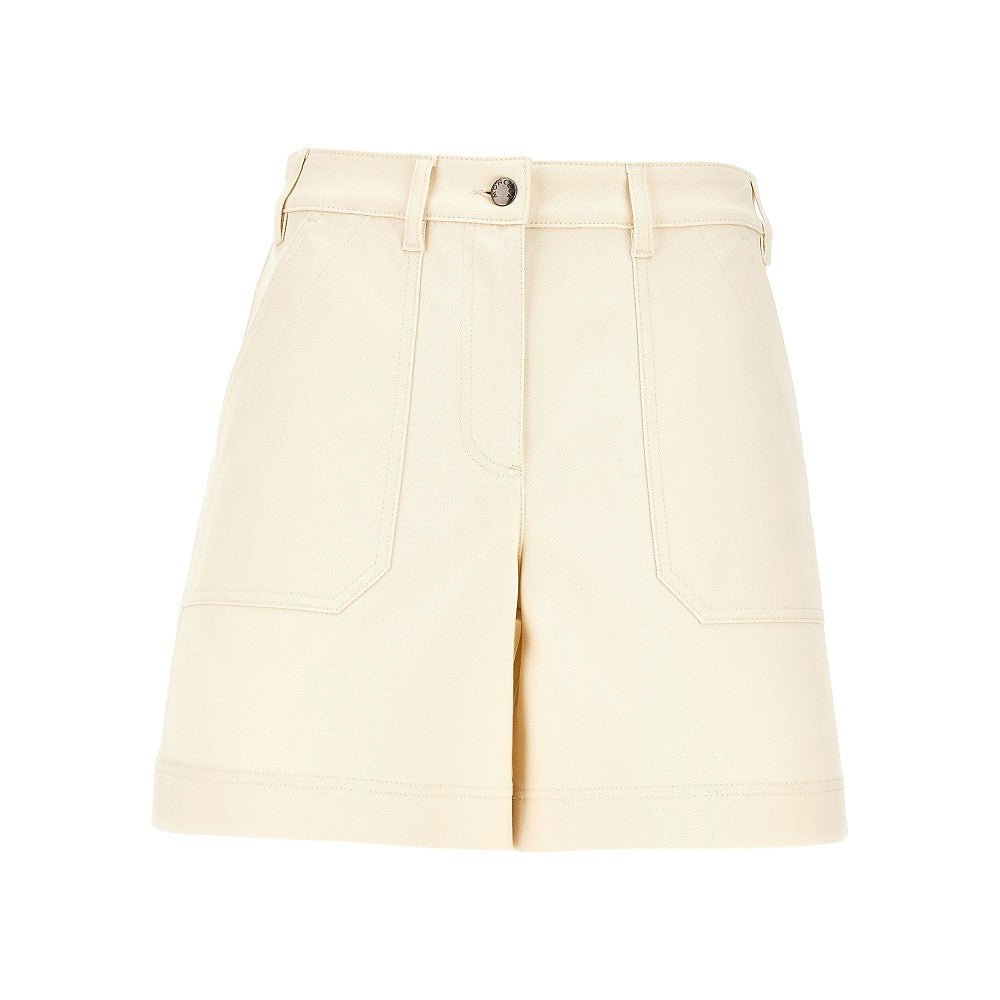 Shorts in gabardine