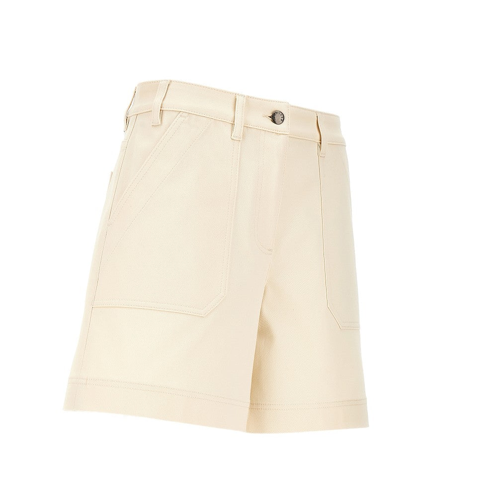 Gabardine shorts