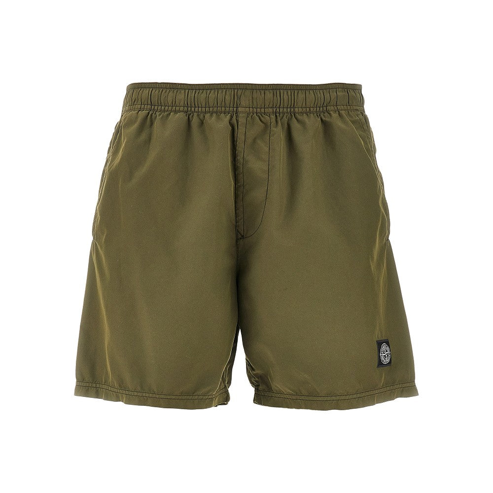 Swimshorts with logo patch
