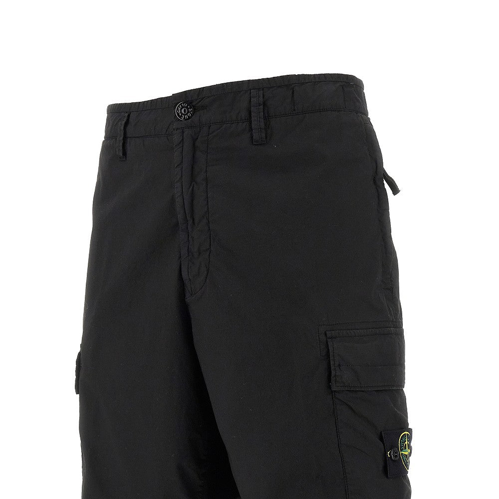 Bermuda cargo in cotone elasticizzato