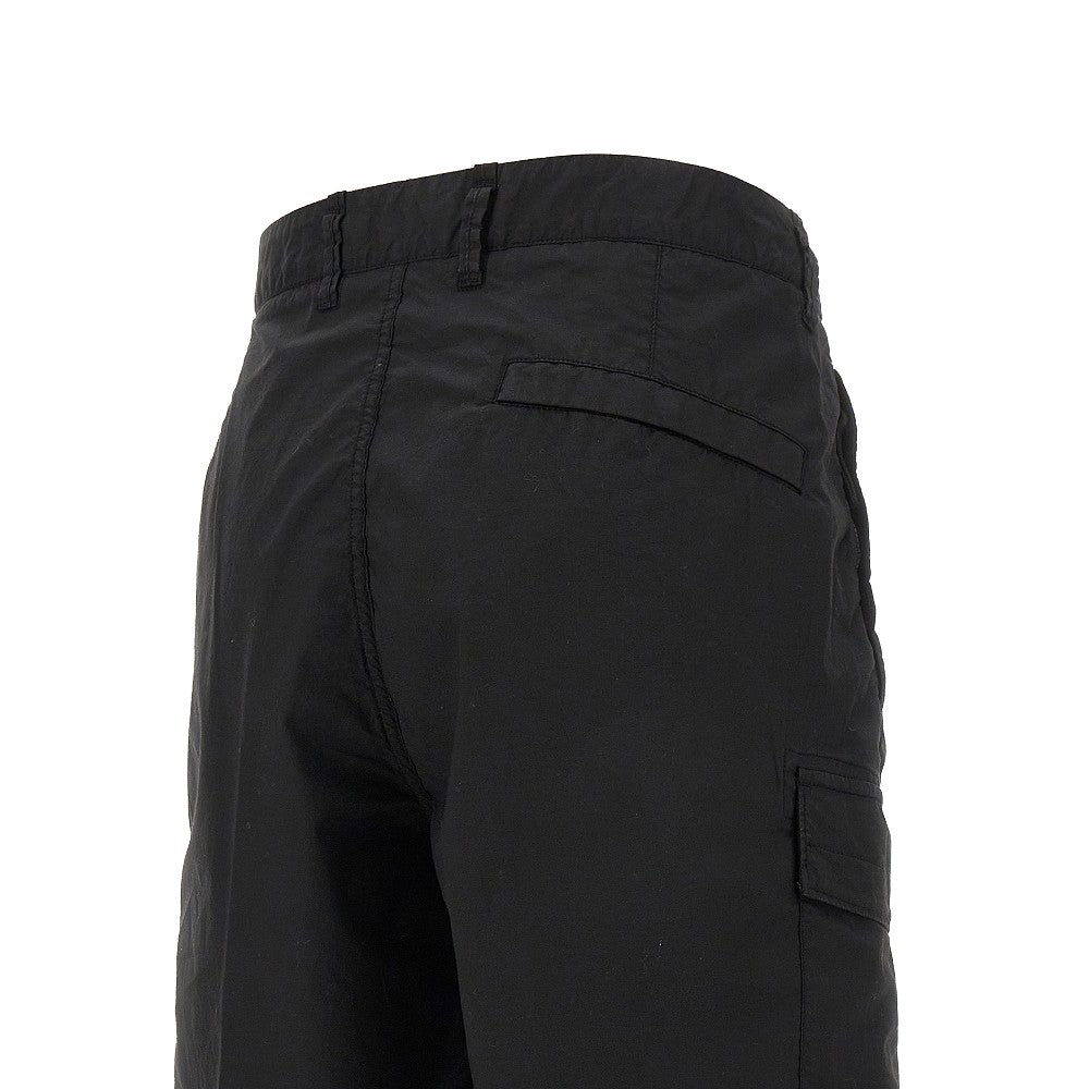 Stretch cotton cargo shorts