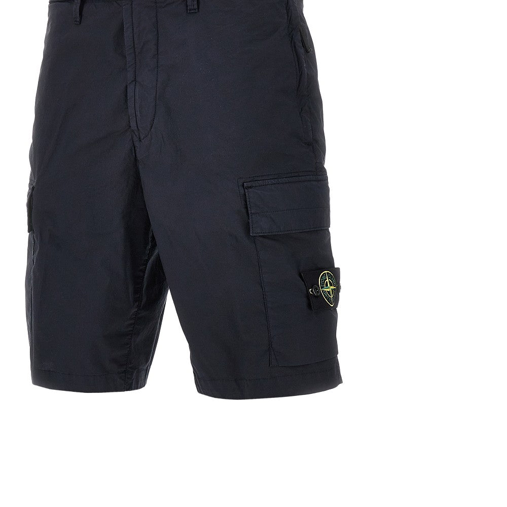 Bermuda cargo in cotone elasticizzato