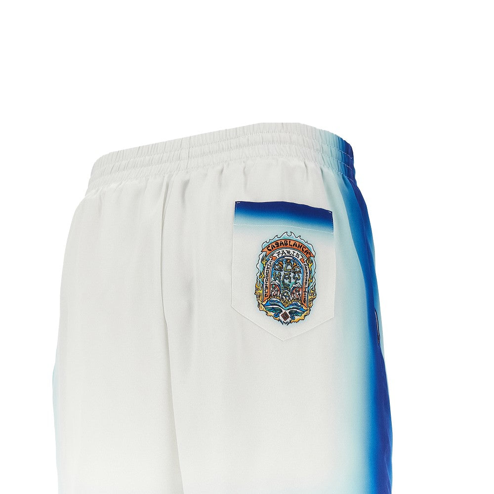 'Casa Way Skate' silk shorts