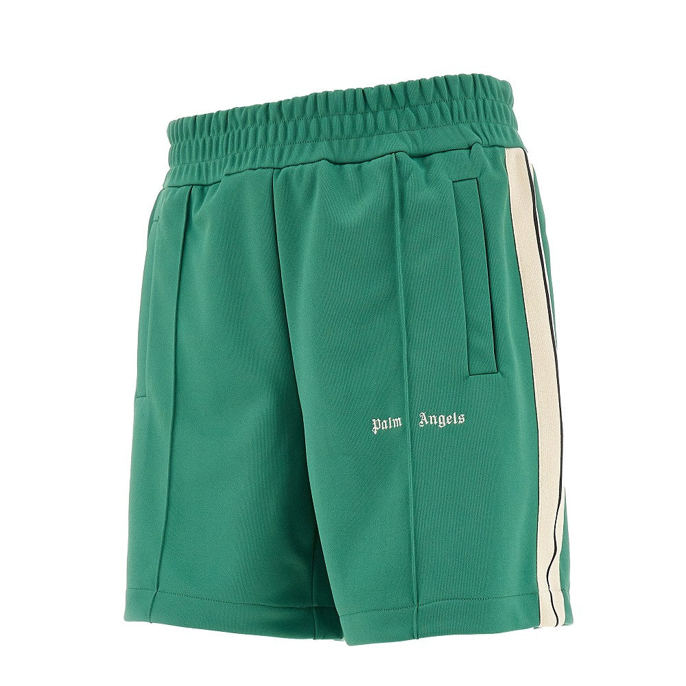 Track shorts con logo ricamato