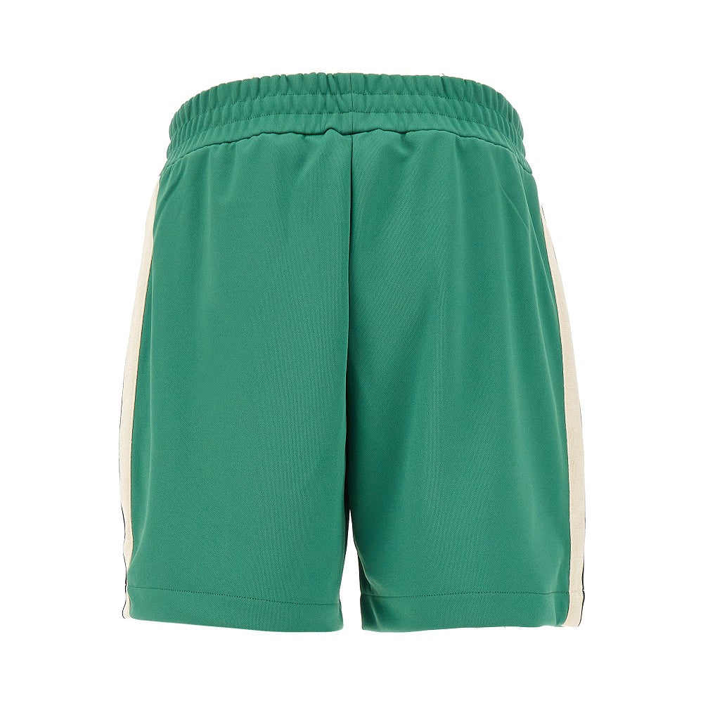 Track shorts con logo ricamato