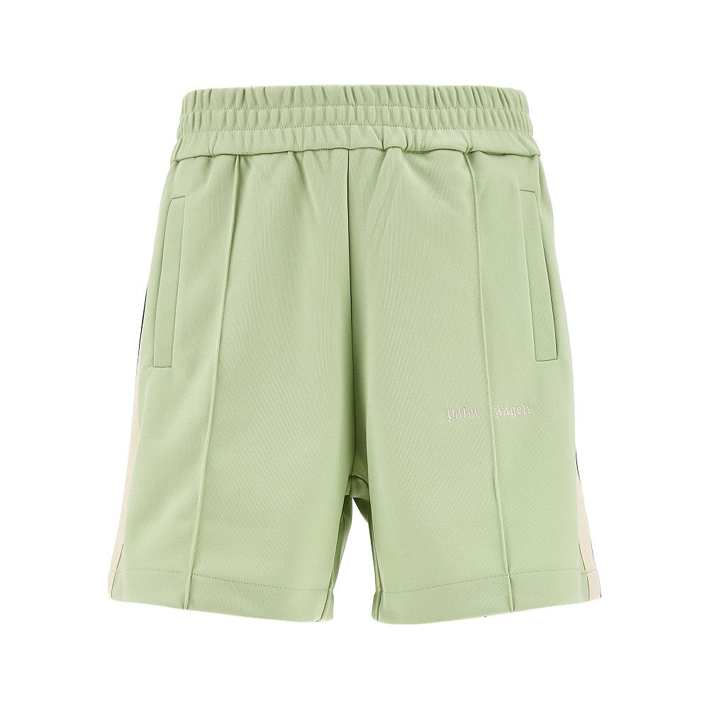 Track shorts con logo ricamato