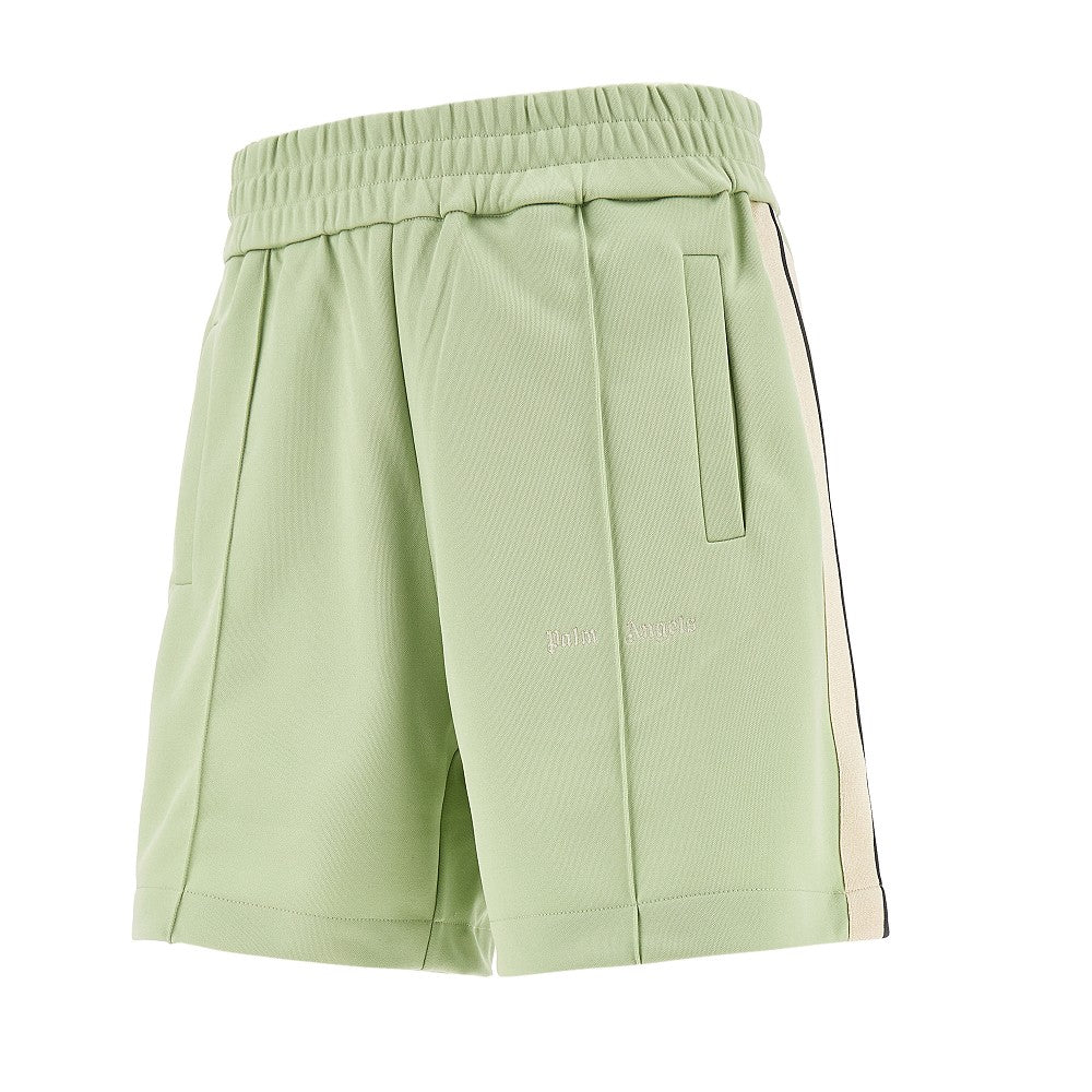 Track shorts con logo ricamato