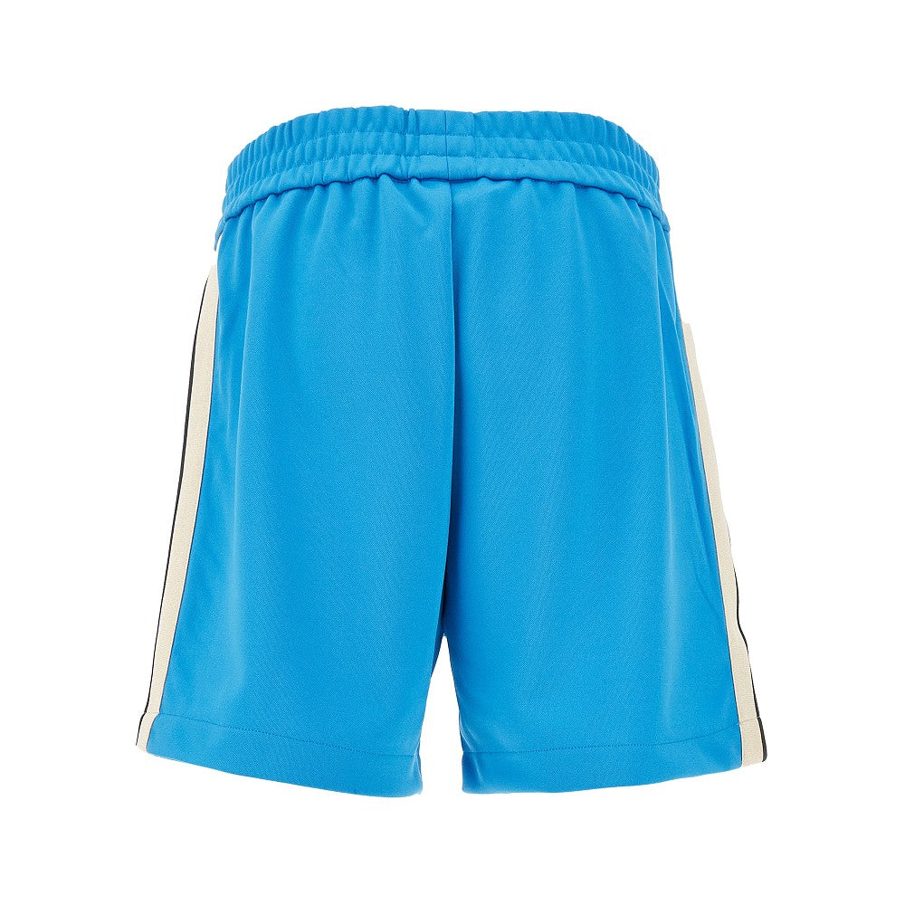 Track shorts con logo ricamato