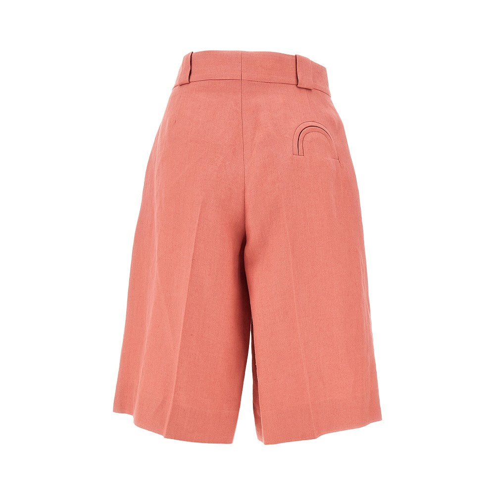 'Husul' linen shorts
