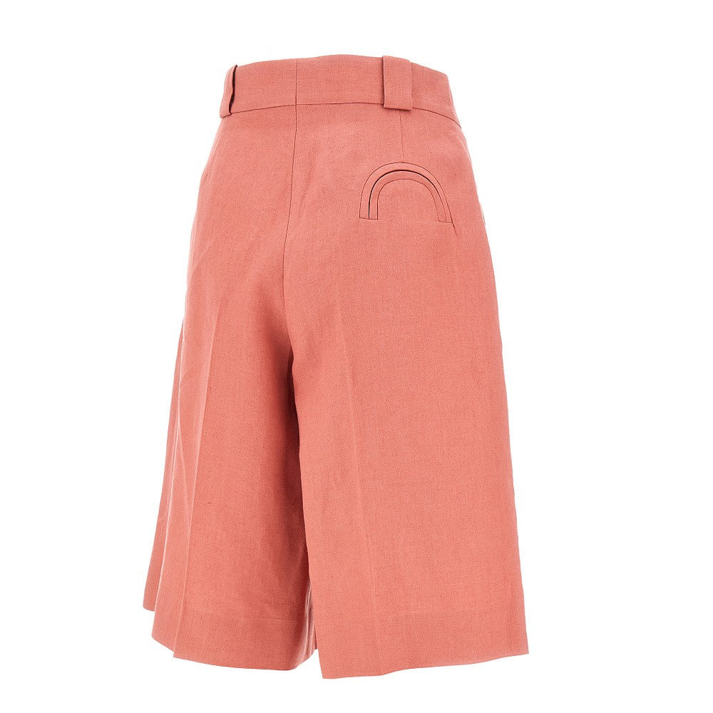 'Husul' linen shorts