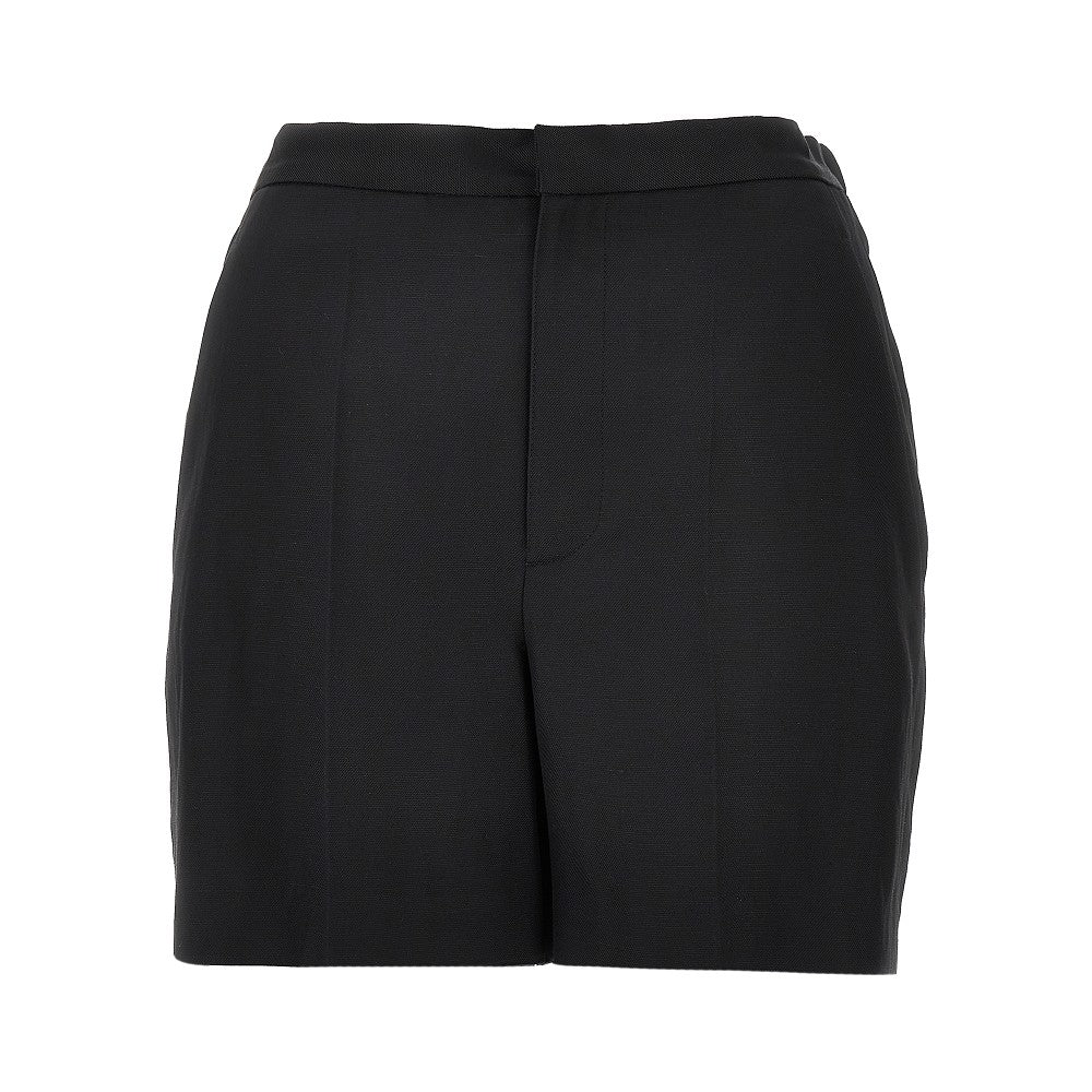'Simai' viscose and linen shorts