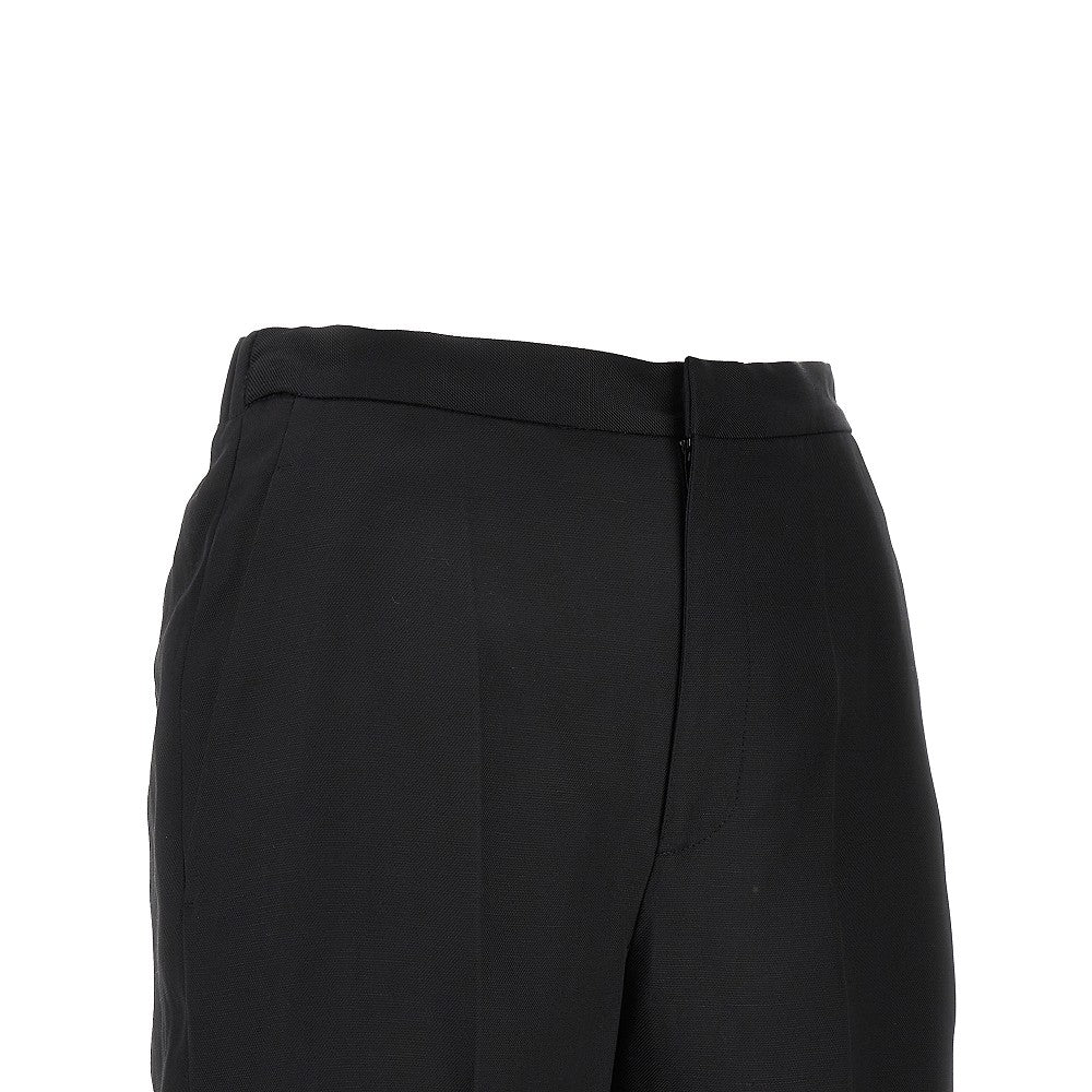 'Simai' viscose and linen shorts