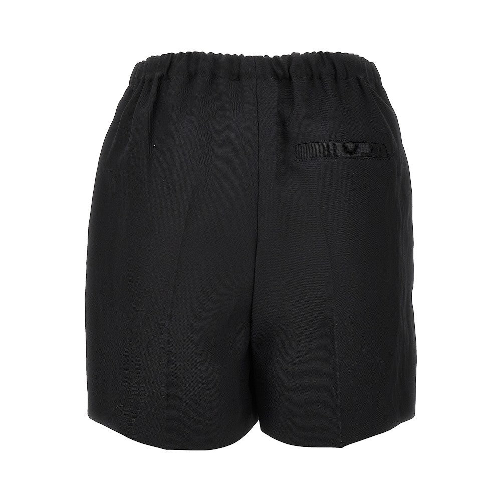 'Simai' viscose and linen shorts