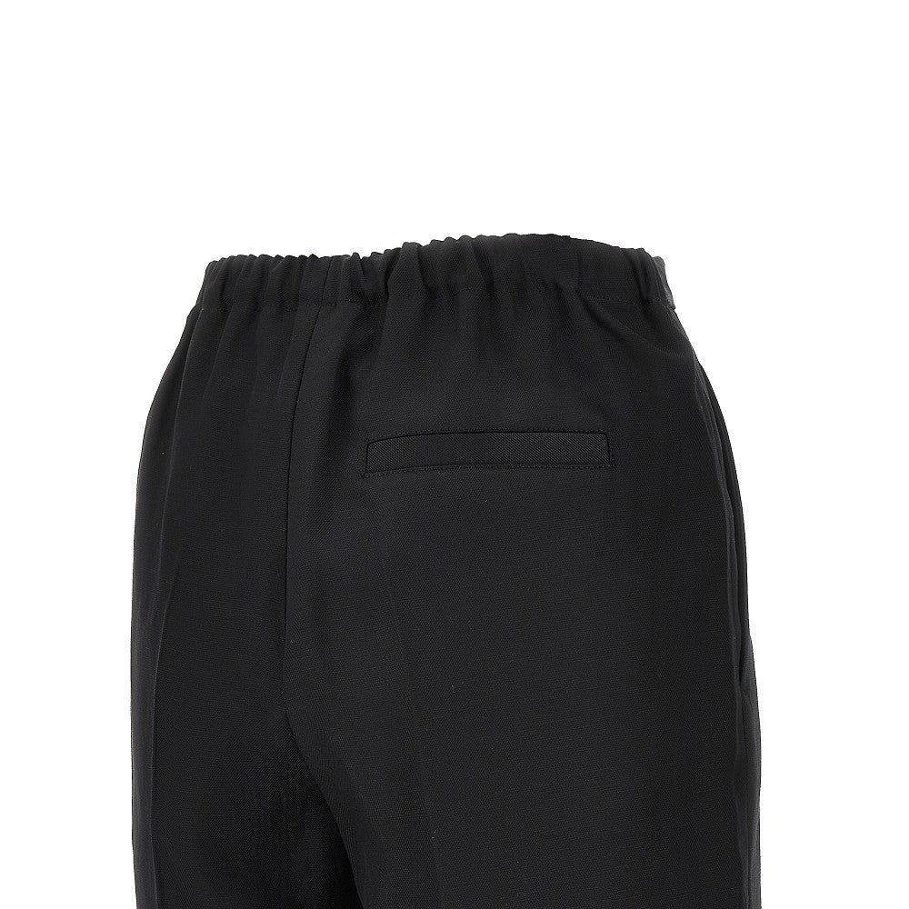 'Simai' viscose and linen shorts