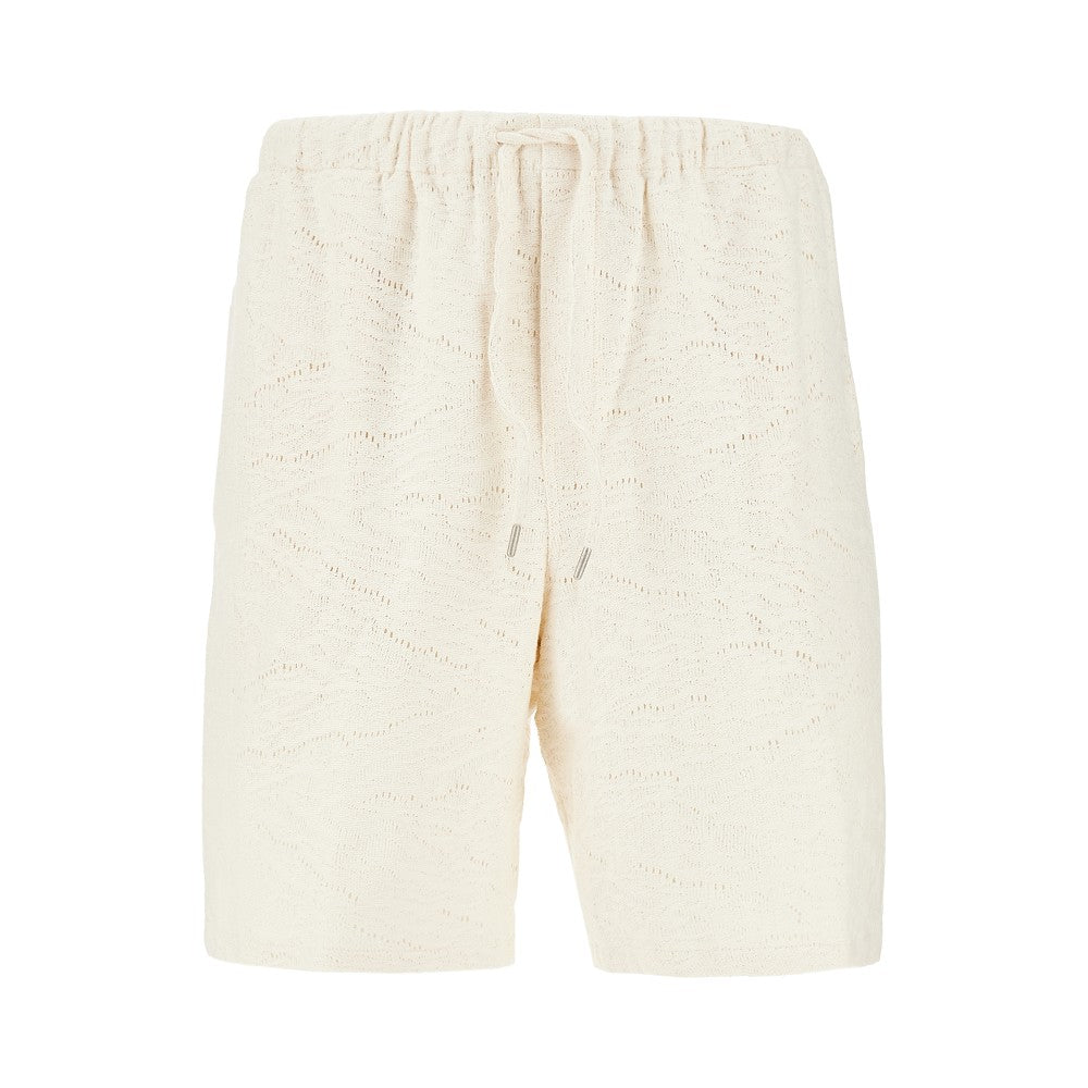 Crochet cotton shorts