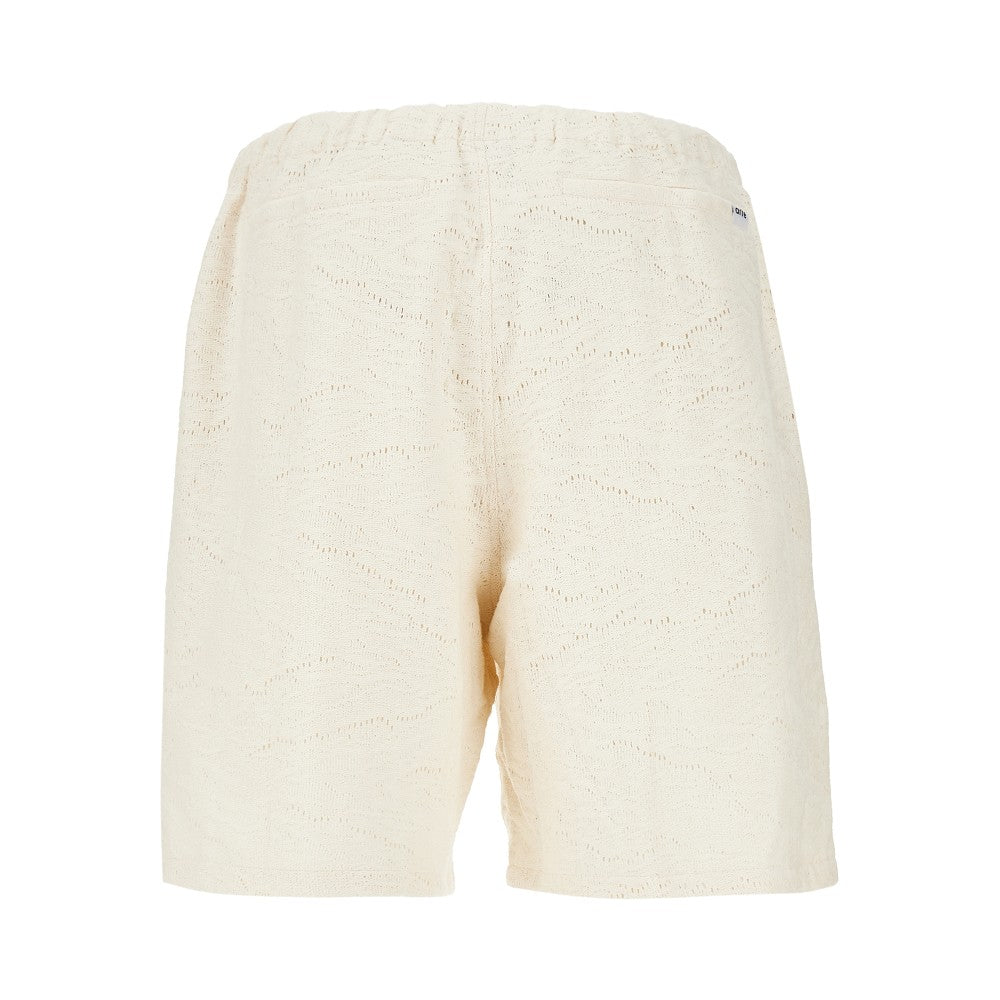 Crochet cotton shorts