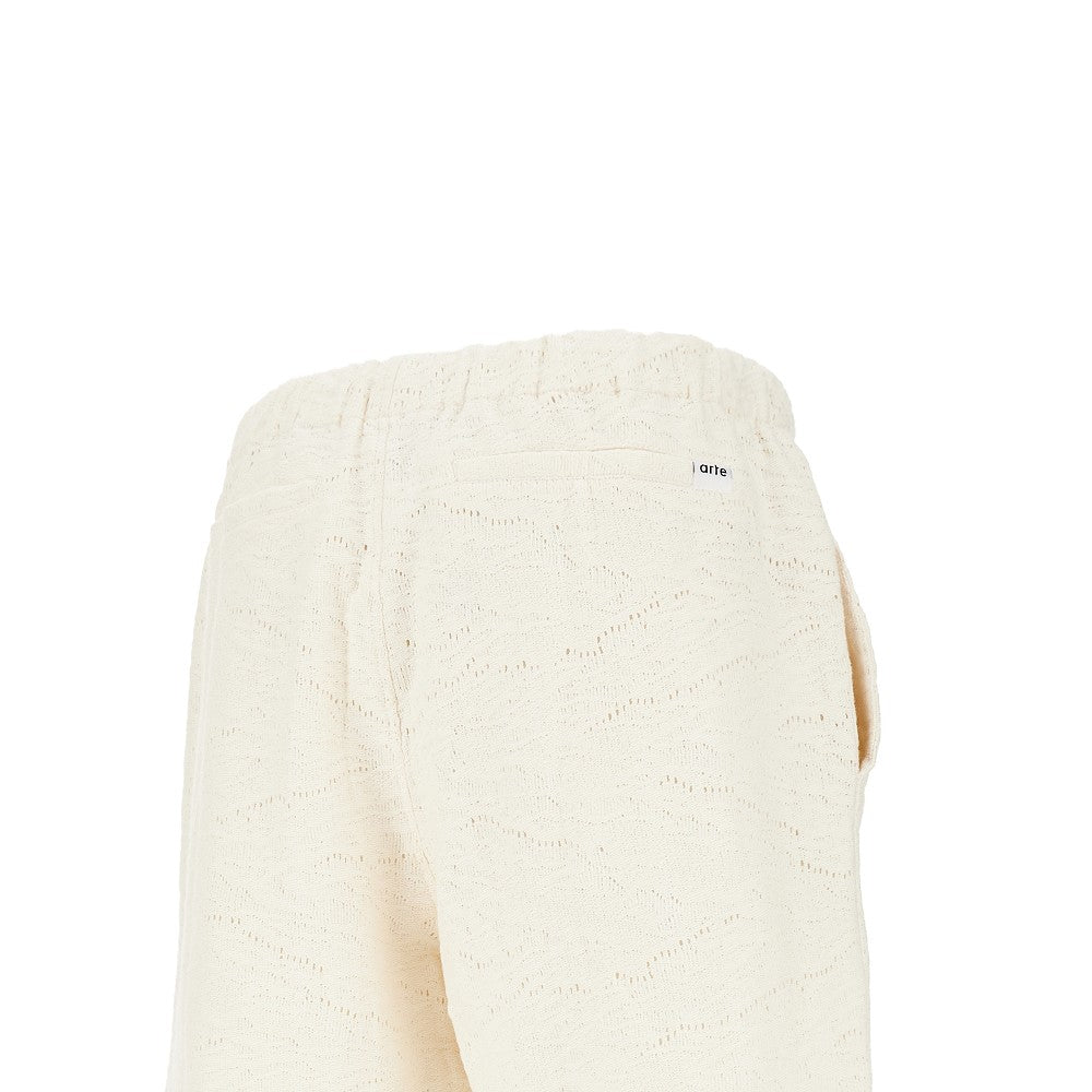 Crochet cotton shorts