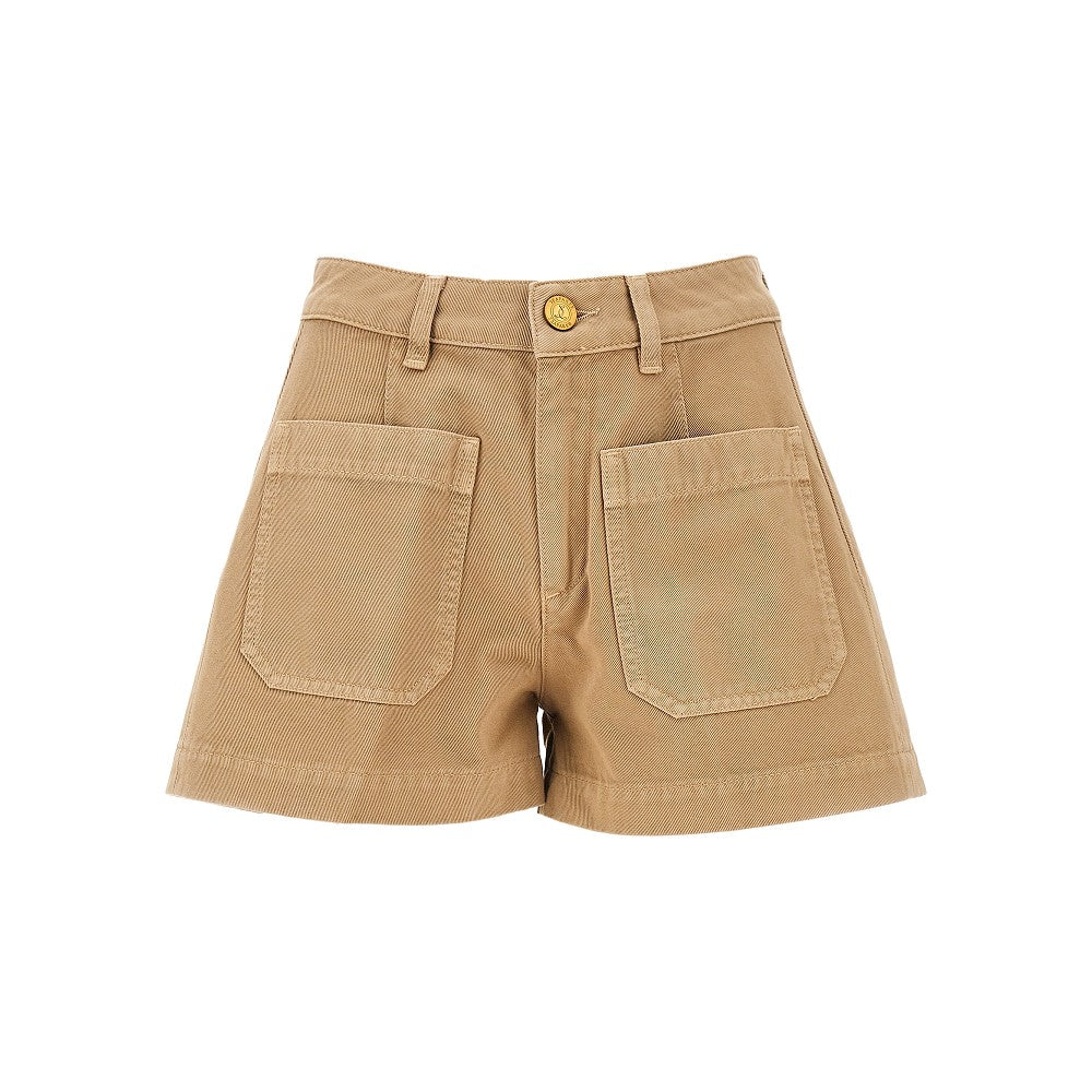 'Janet' bull denim shorts