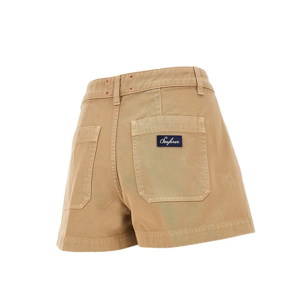 'Janet' bull denim shorts