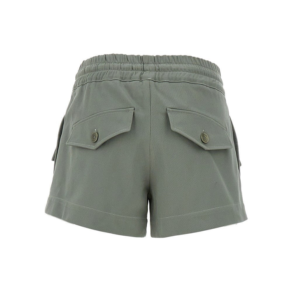'Zita' gabardine shorts
