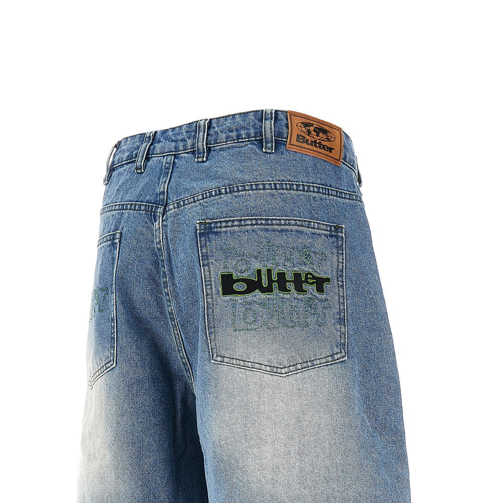 Bermuda in denim 'Warped'