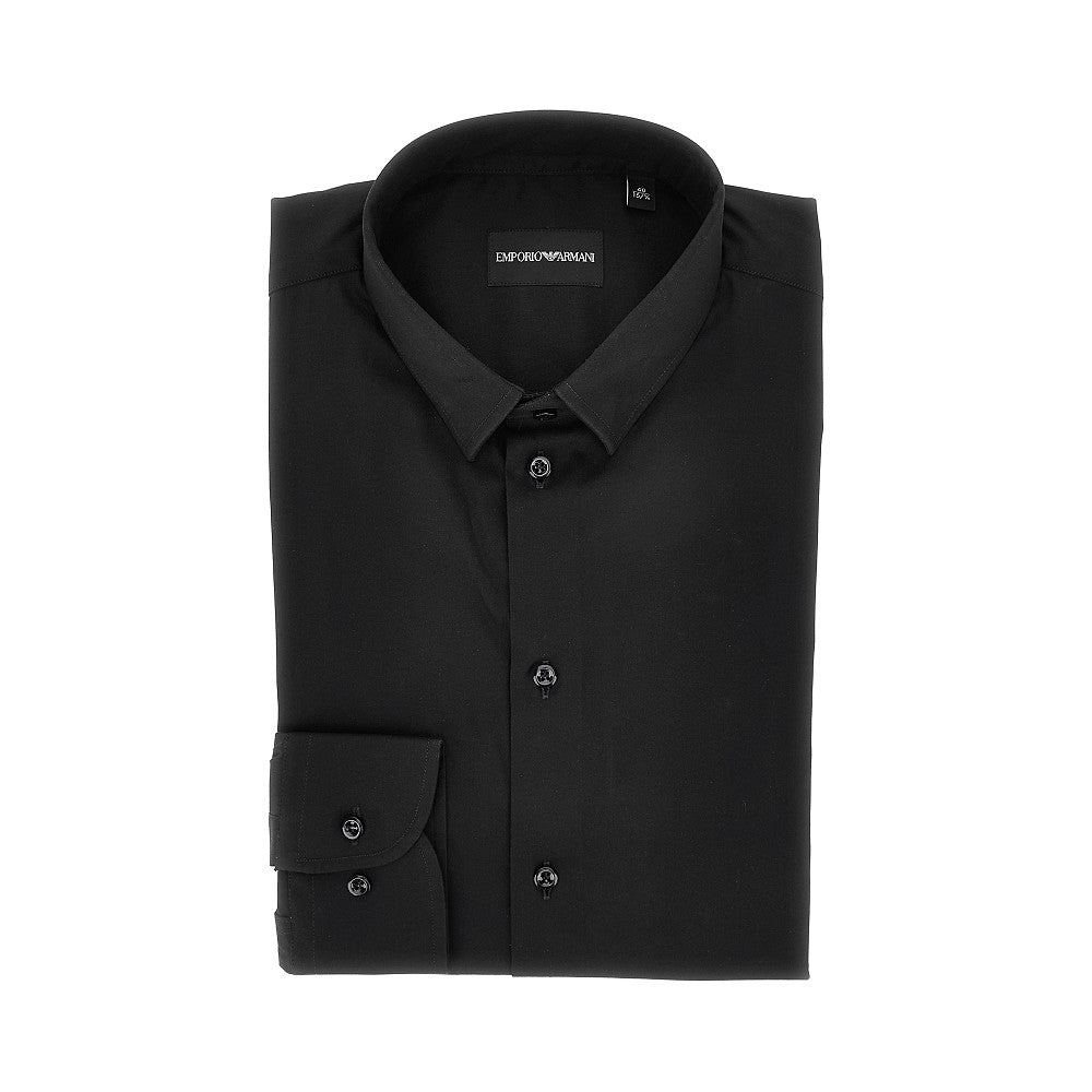 Stretch poplin shirt