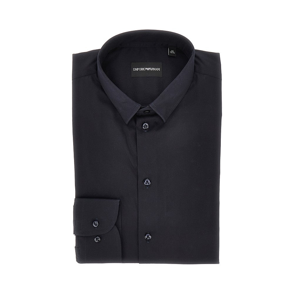 Camicia in popeline stretch