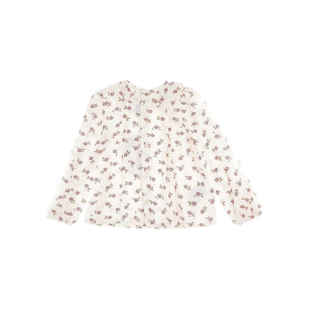 Blusa in viscosa con motivo floreale