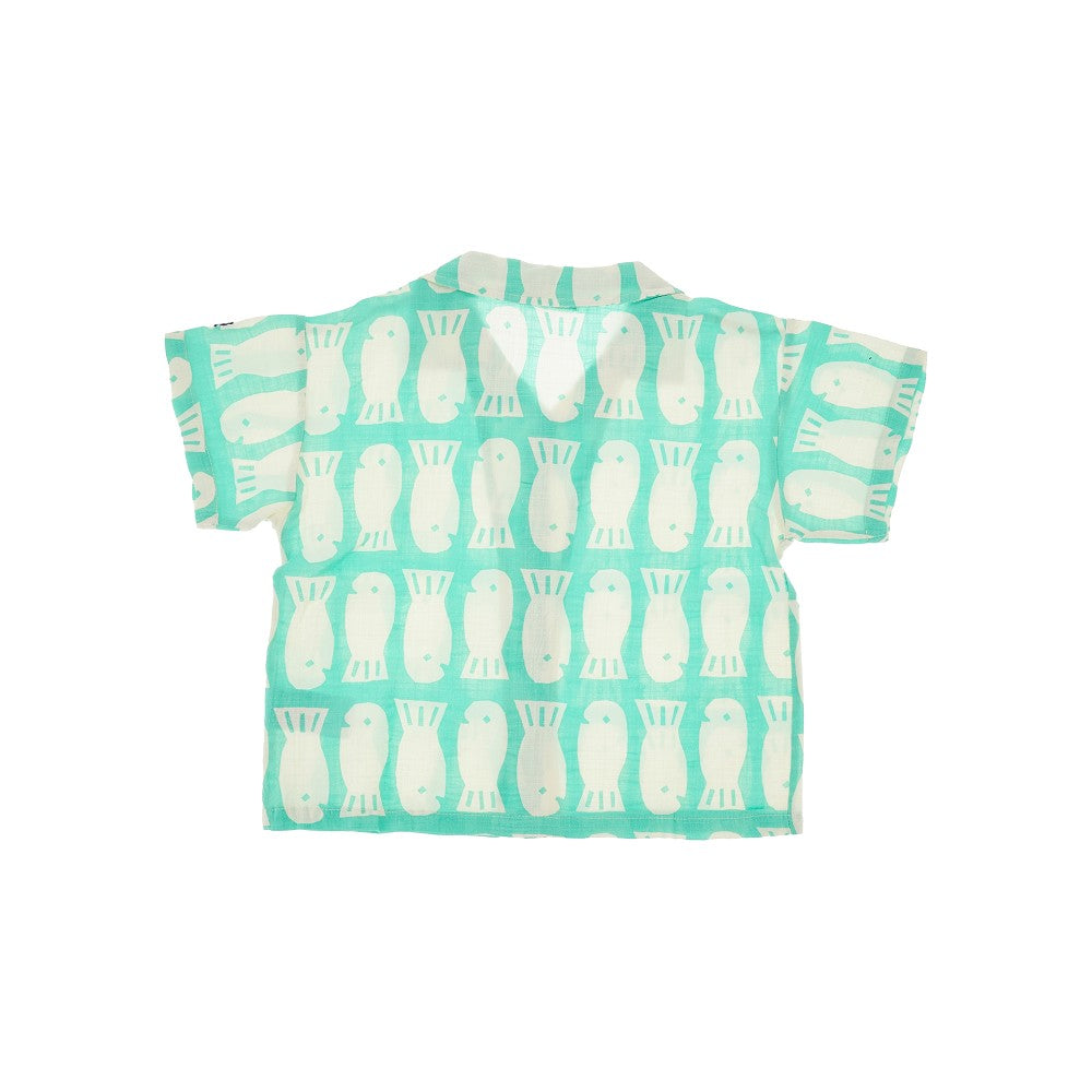 Camicia in cotone 'Lucky Fish'