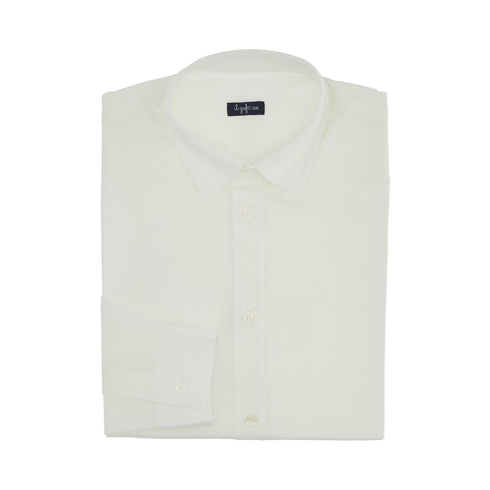 Camicia in popeline stretch