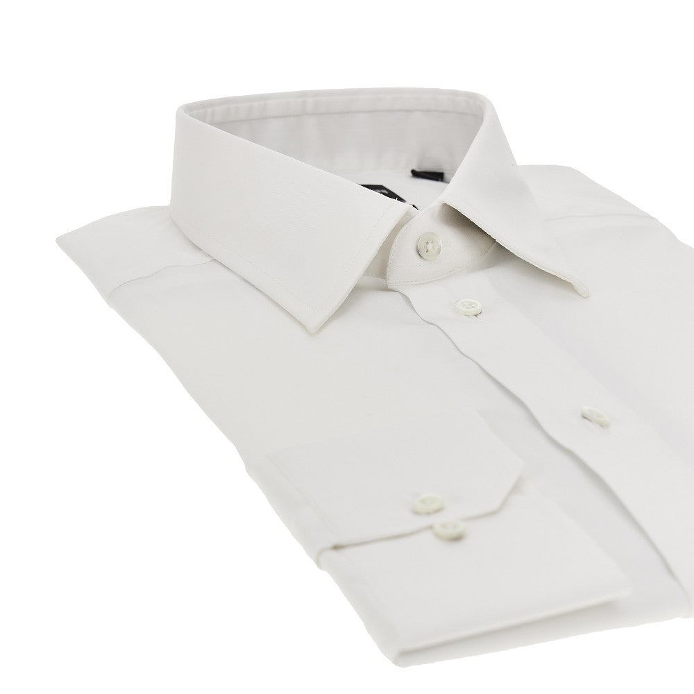 'New York' stretch satin shirt
