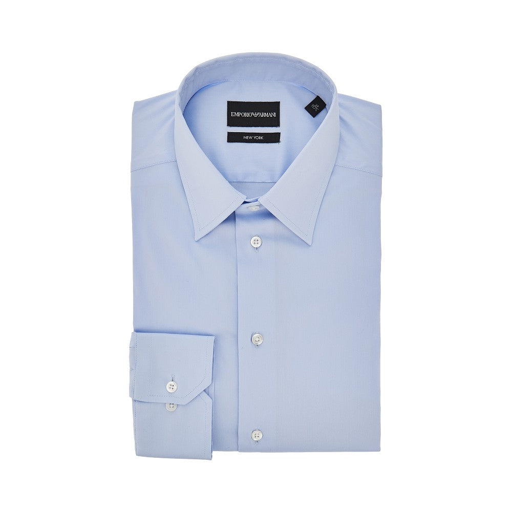 Camicia 'New York' in raso stretch