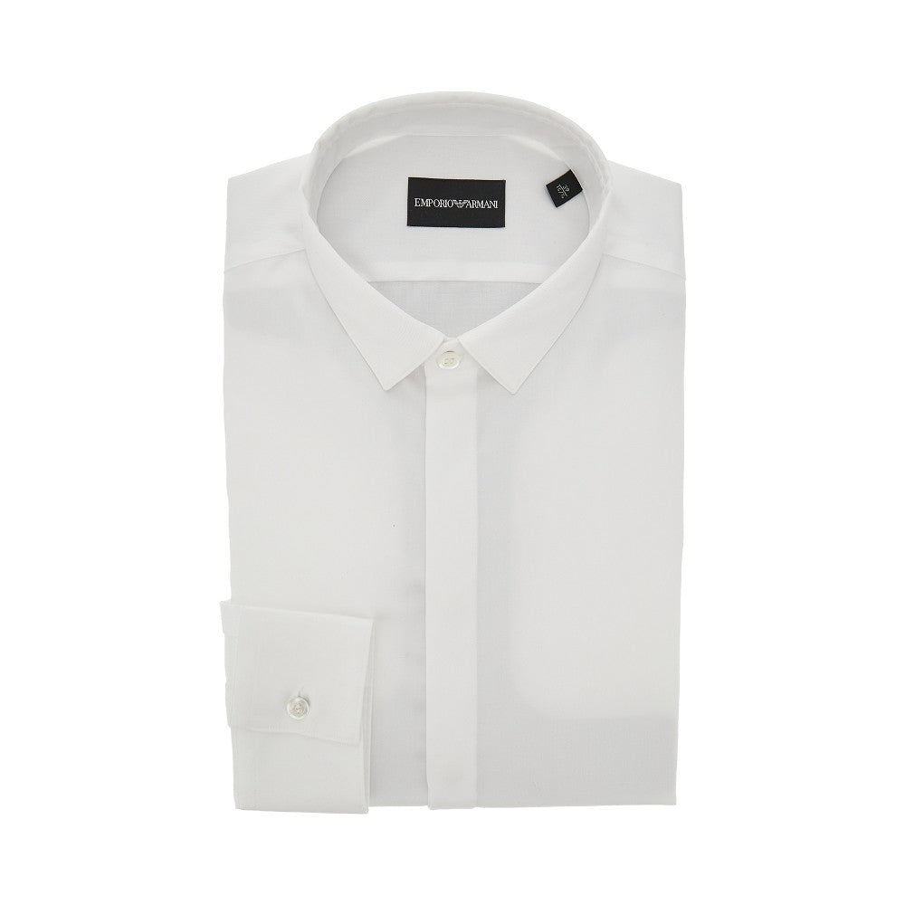 Camicia in twill stretch