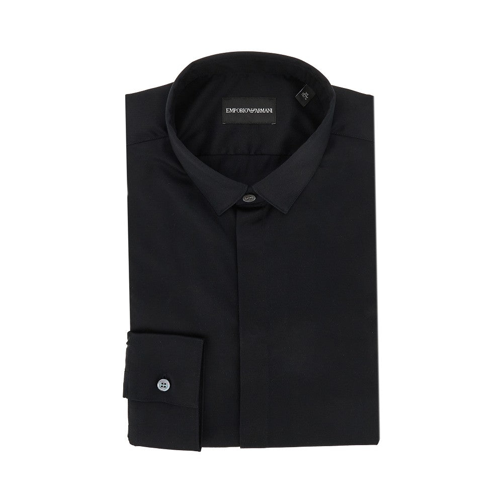 Camicia in twill stretch