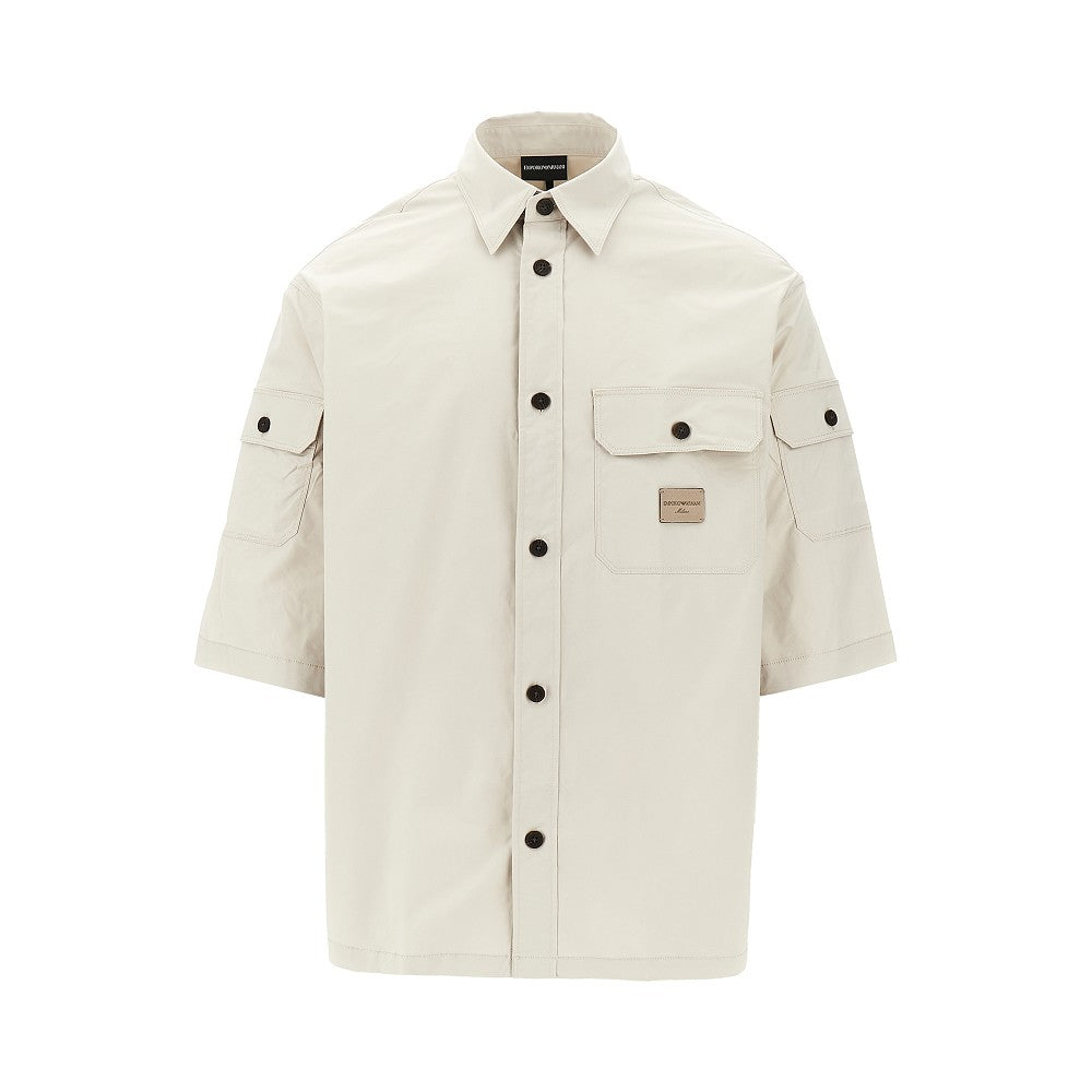 Camicia multipocket in tessuto tecnico