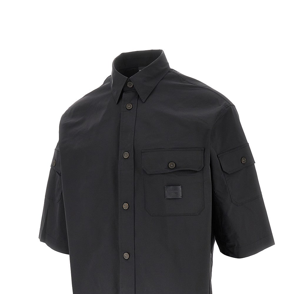 Camicia multipocket in tessuto tecnico