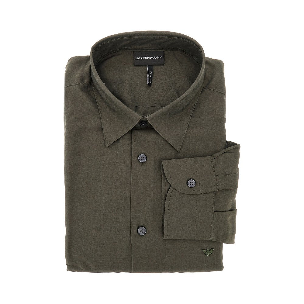 Modal and silk shirt