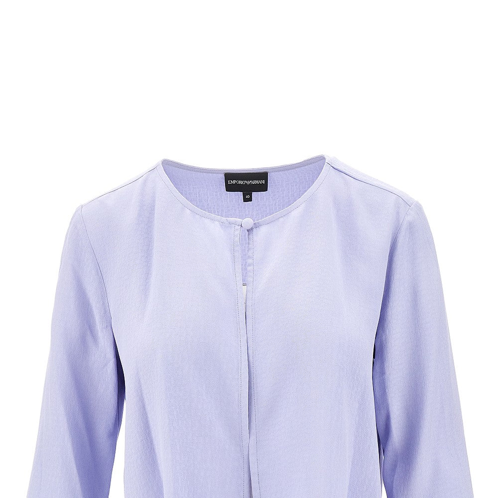 Jacquard sustainable viscose bolero jacket