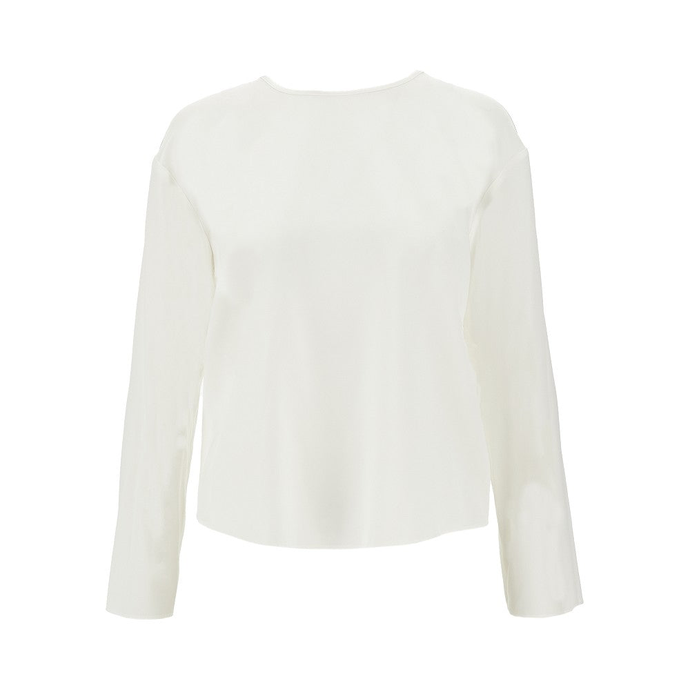 Silk satin blouse