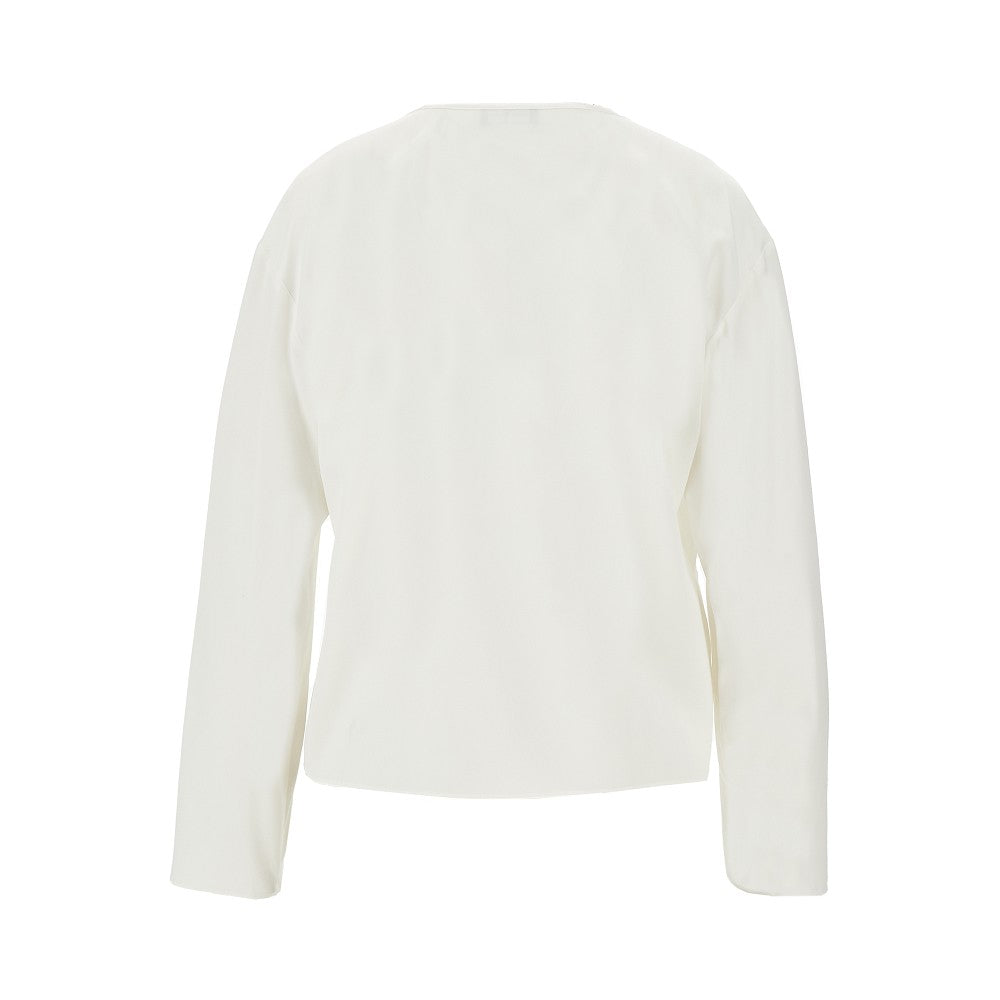 Silk satin blouse