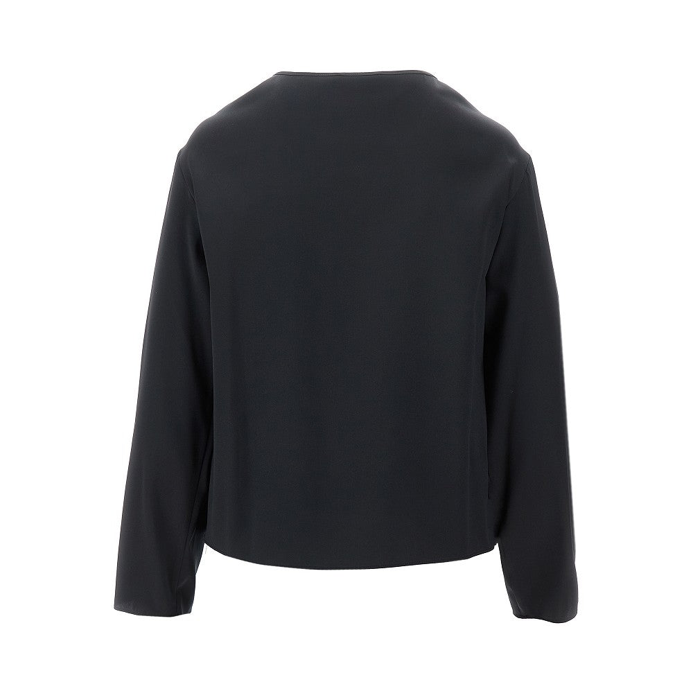 Silk satin blouse