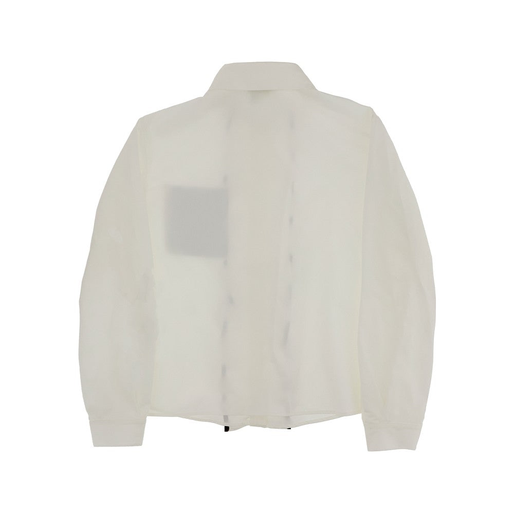Camicia in popeline con ruche