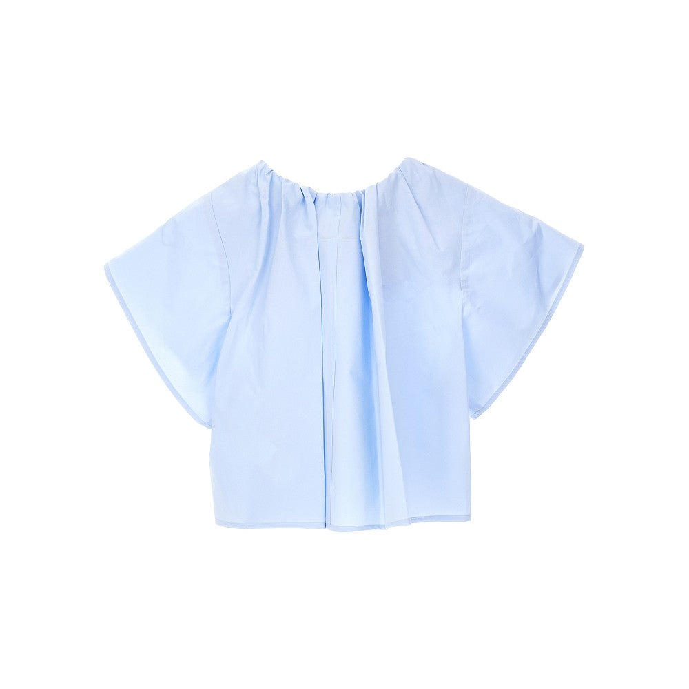 Cotton poplin top