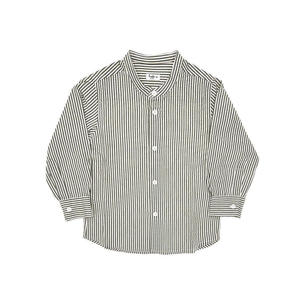 Camicia in cotone a righe