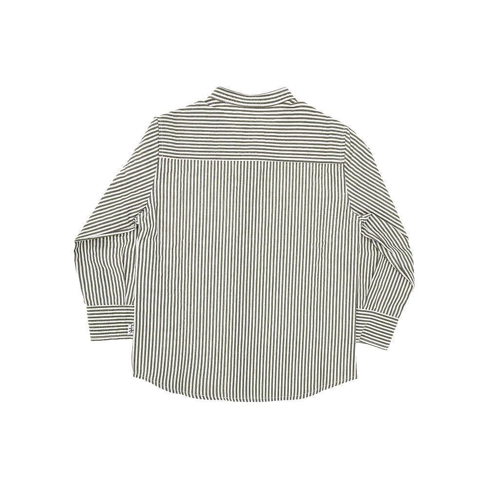 Camicia in cotone a righe