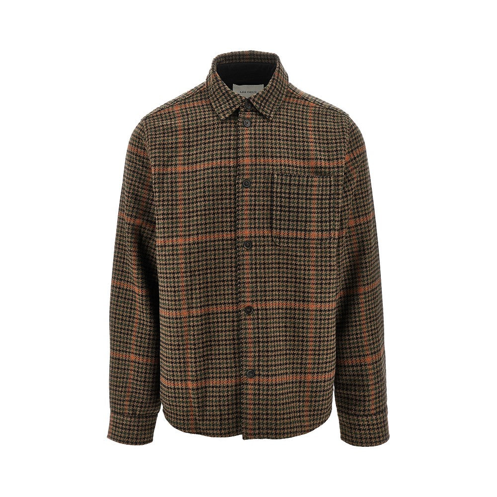 Overshirt in pied-de-poule 'Kody'