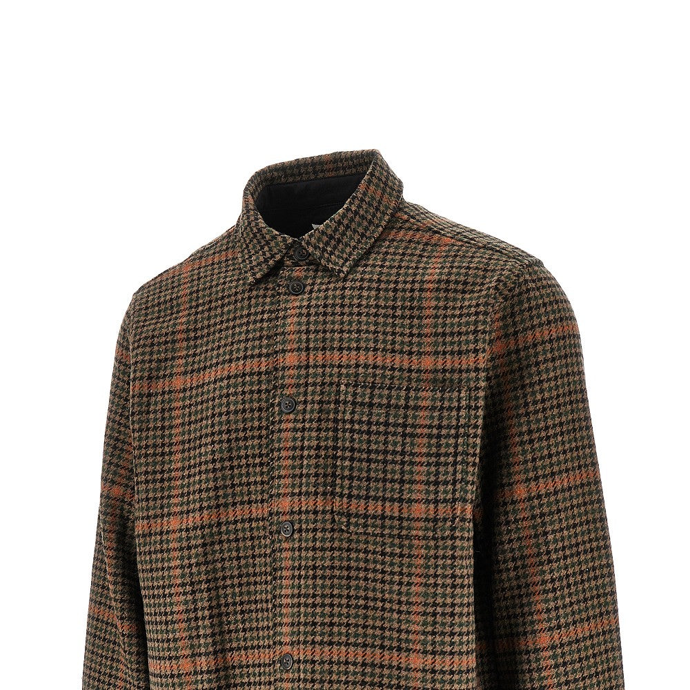 Overshirt in pied-de-poule 'Kody'